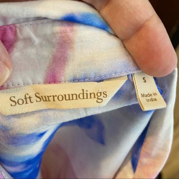 Soft Surroundings Button Down Shirt - Picture 4 of 7